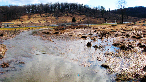 Flooding near Little Round Top